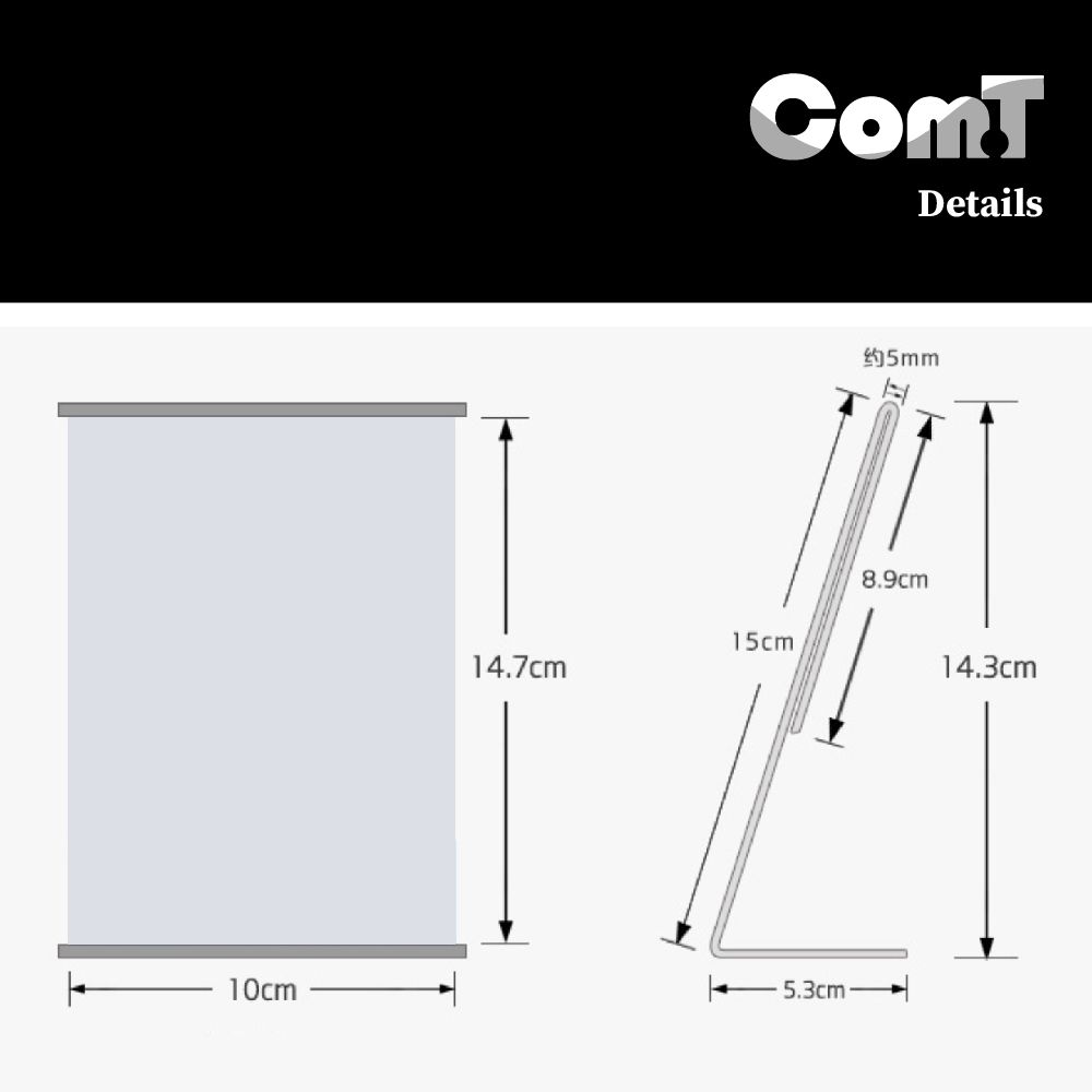  【COM-T康太】壓克力展示立牌 A6 L型直式 2入裝