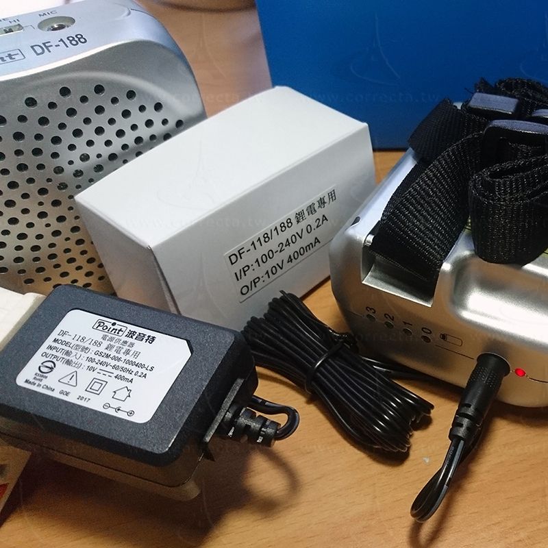 MCDF-188Pot 波音特電源供應器DF-118188 MDEL GS2M-006-1000400-LSINPUT 100-240V-60/50Hz 0.2AOUTPUT  400mAMade in   2017DF-118/188I/P:100-240V 0.2AO/P:10V 400mA