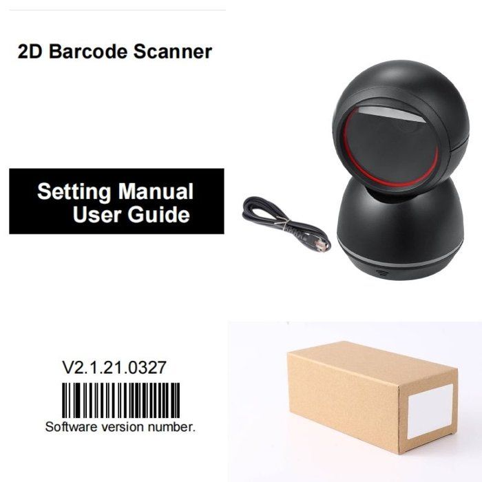 2D Barcode ScannerSetting ManualUser GuideV2.1.21.0327Software version number.