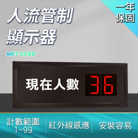 LED人流計算器 人流計數器 人流管制 進出統計 人潮管制 容留人數系統 告示牌 容留人數計數器 (190-CC99)