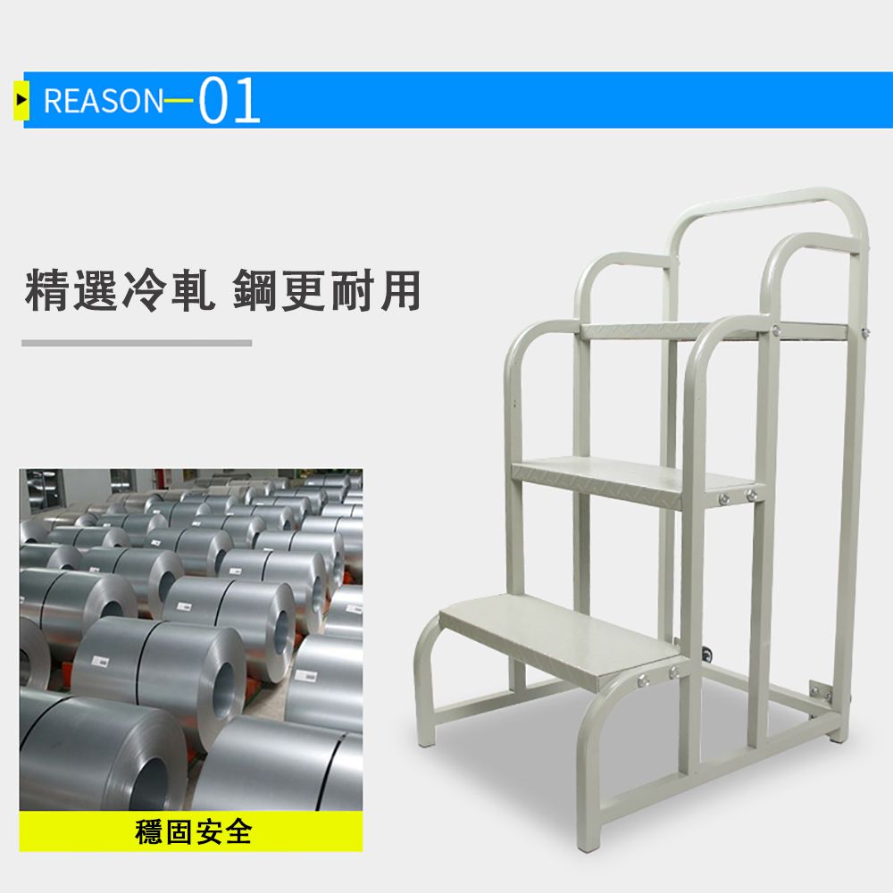 REASON01精選冷軋 鋼更耐用穩固安全