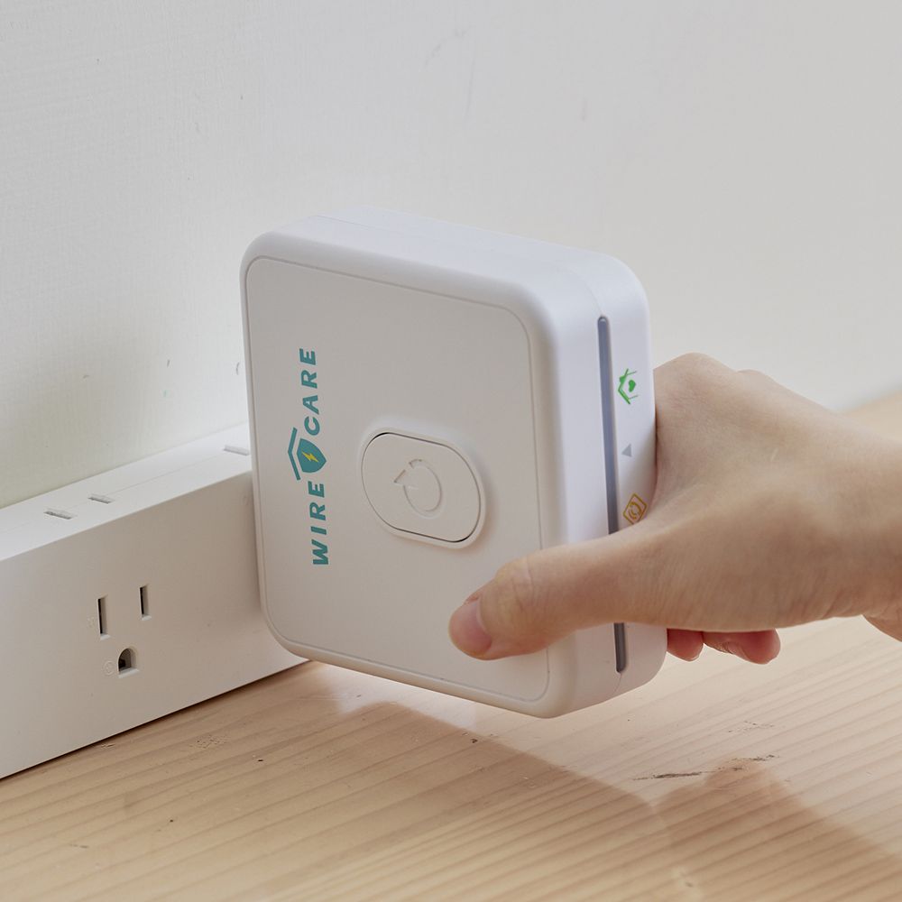 正德防火 WIRECARE宅電防護員-延長線用電/插座檢測夏季用電量高舊屋管道老舊隨時檢測保平安正德安全設備專家專業測電救星