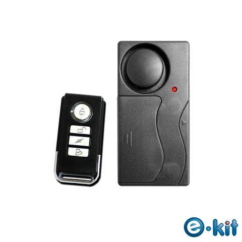 e-Kit 逸奇 震動感應門窗防盜警報器/無線遙控/迎賓門鈴/緊急警報聲/迎賓叮噹門鈴 ES-35A