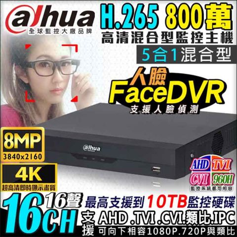 監視器 AHD 1080P 16路監控主機DVR
