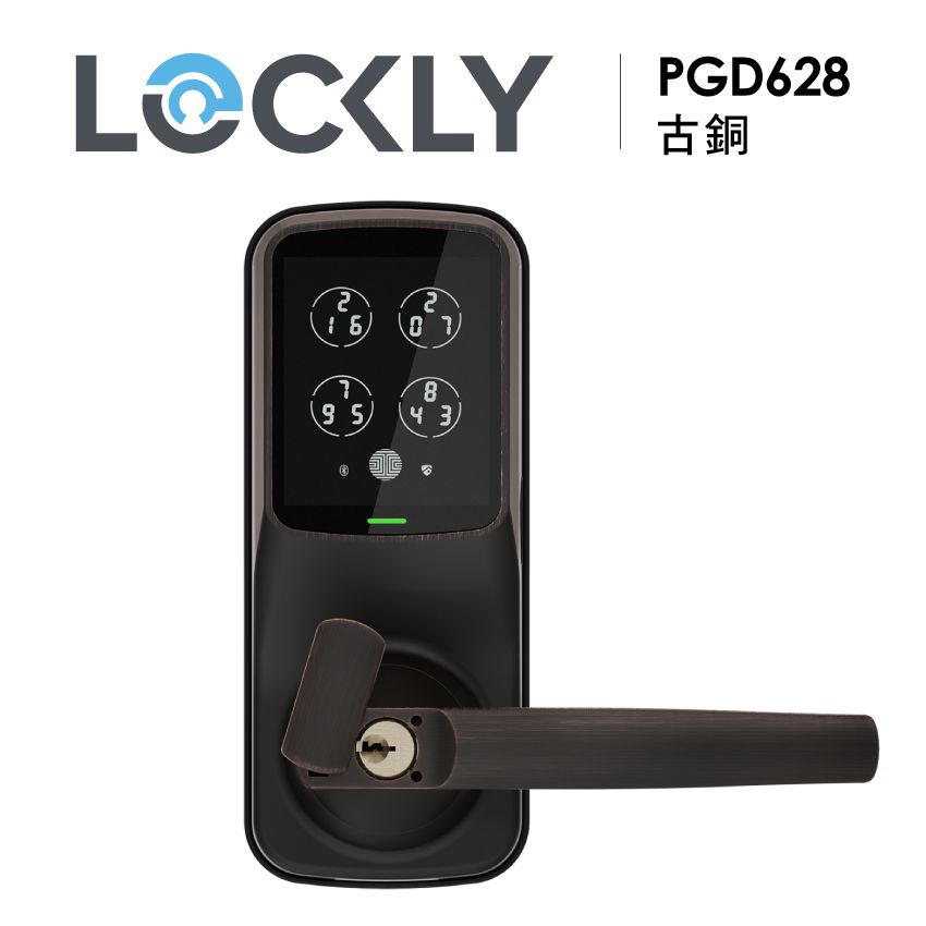 Lockly 美國 把手款智慧電子門鎖 Latch