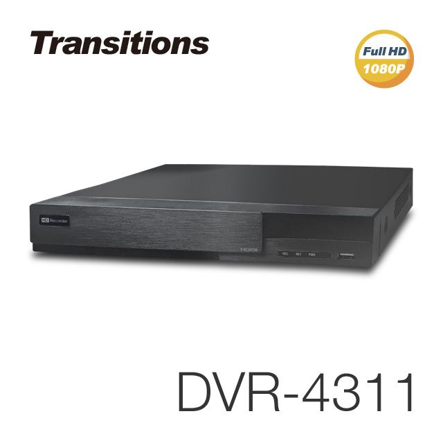 全視線  DVR-4311 4路 H.265 1080P HDMI 台灣製造 (AHD/TVI/CVI/CVBS/IP) 多合一智能錄放影機