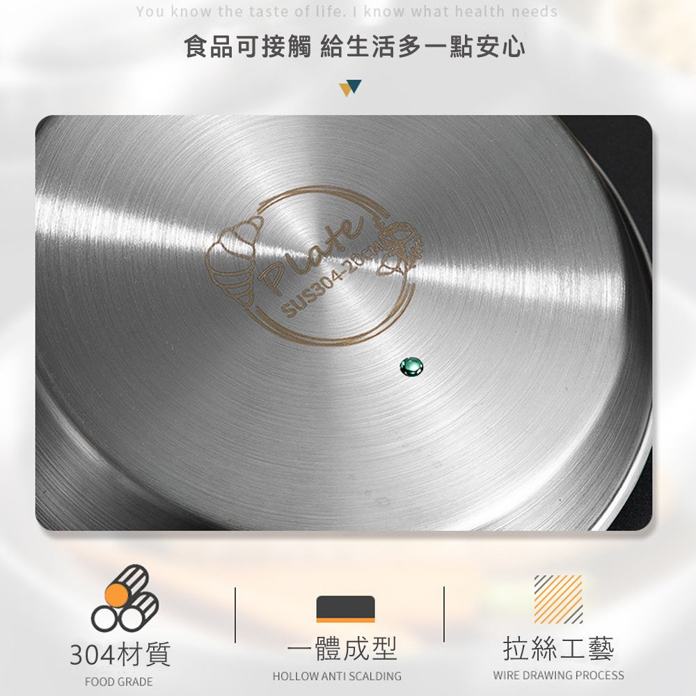  304不鏽鋼瀝油烤盤-12cm(附烤架)