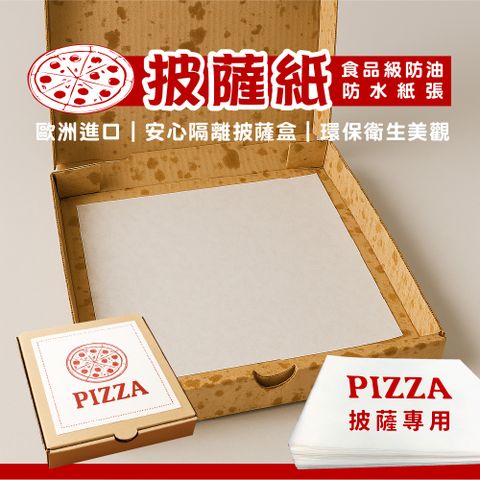 CLEAN 克林 披薩紙 23×23cm 1000張/包 pizza紙 食品級 防油紙 披薩墊紙 吸油紙 防油墊紙 紙墊 外帶 窯烤披薩