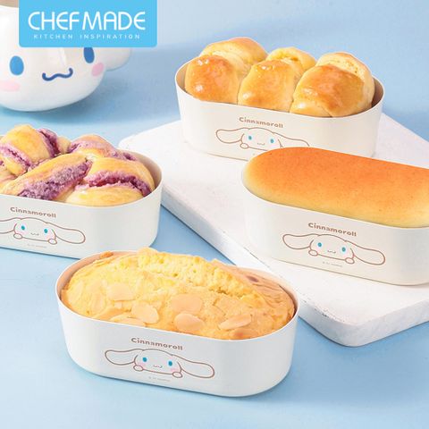 Chefmade 【美國】大耳狗造型  烘焙不沾橢圓小蛋糕模-4入組(CM092)