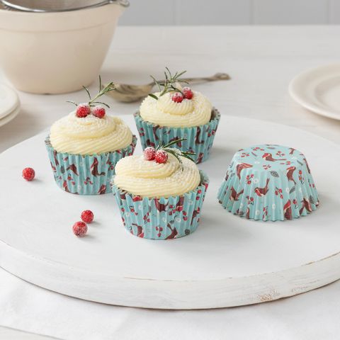 《Rex LONDON》蛋糕紙模50入(冬雀)