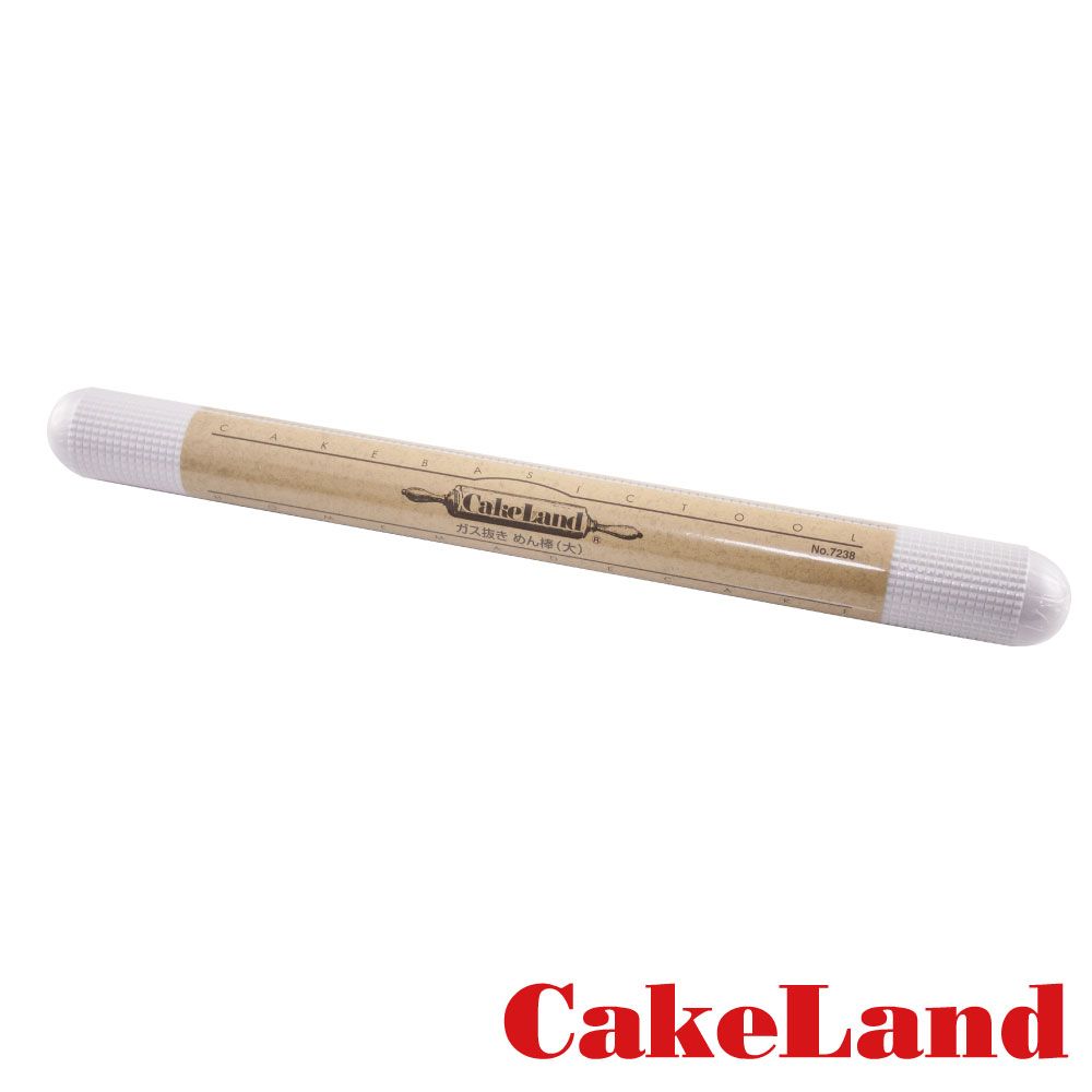 CakeLand 【日本 】37.5cm顆粒型桿麵棒-日本製(NO-7238)