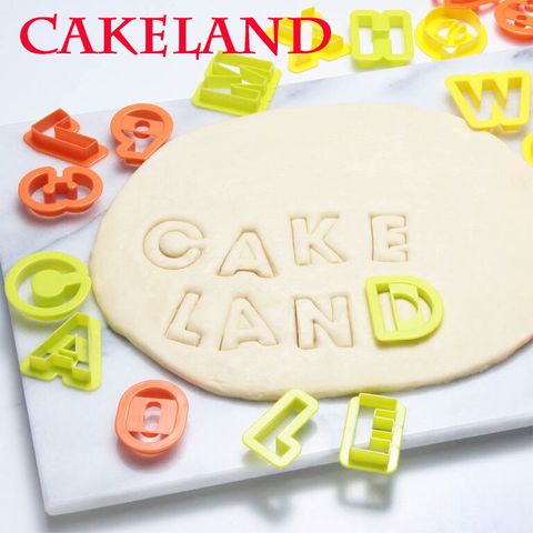 CakeLand 日本可愛英文字母數字餅乾模