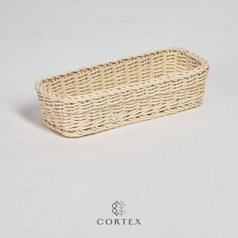 CORTEX 編織籃 大刀叉籃W28 米白色
