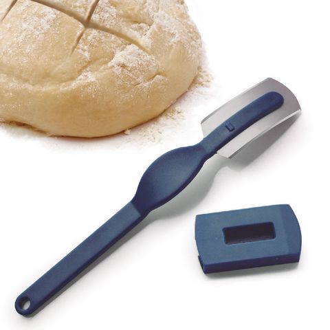 《IBILI》麵糰割紋刀(靛藍) | 歐式麵包 整型割線刀麵團刀