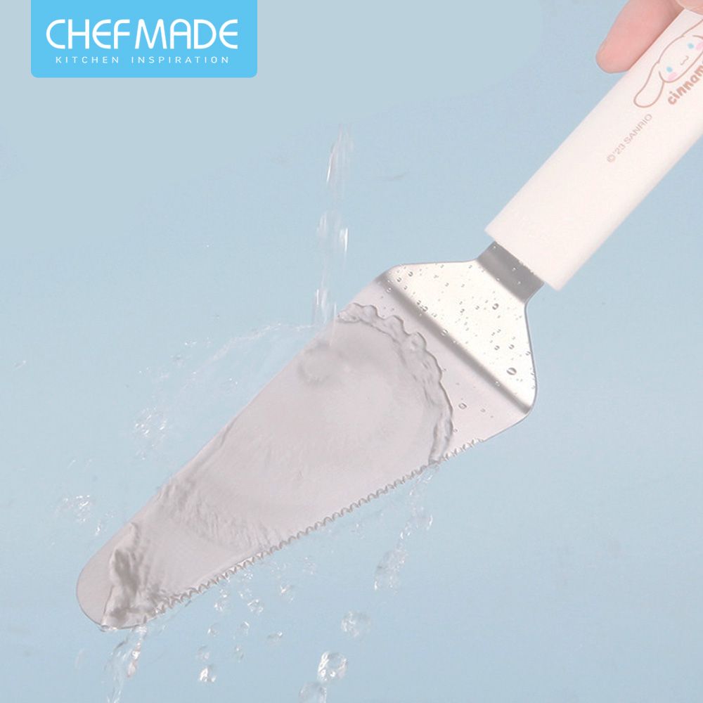 Chefmade 【美國】大耳狗造型 不鏽鋼 蛋糕刀披薩鏟(CM118)