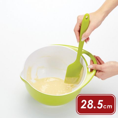 KitchenCraft 矽膠刮刀(桃28.5cm) | 攪拌刮刀 刮刀 奶油刮刀 抹刀