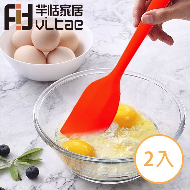 FIT  Vitae羋恬家居 耐高溫烘焙矽膠刮刀(顏色隨機-2入組)