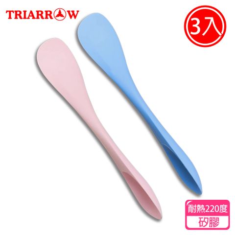 TRIARROW 三箭牌 雙頭耐熱矽膠刮刀 HS-S31(3入組)