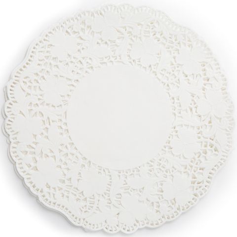 《FOXRUN》8吋蕾絲花邊蛋糕紙墊24入(白) | 烘焙紙墊 花墊紙