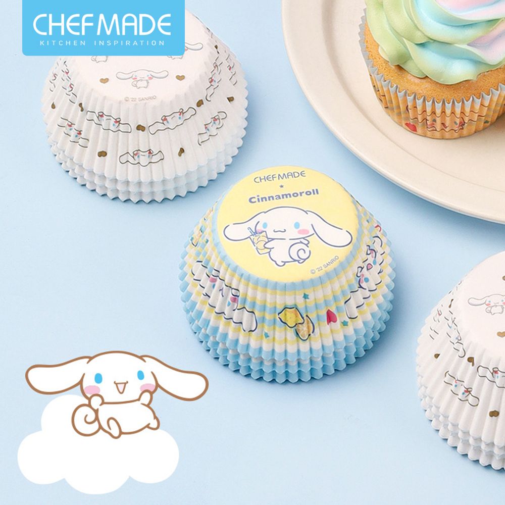 Chefmade 【美國】大耳狗造型 杯子蛋糕 馬芬耐熱烘焙模-100入(CM089)
