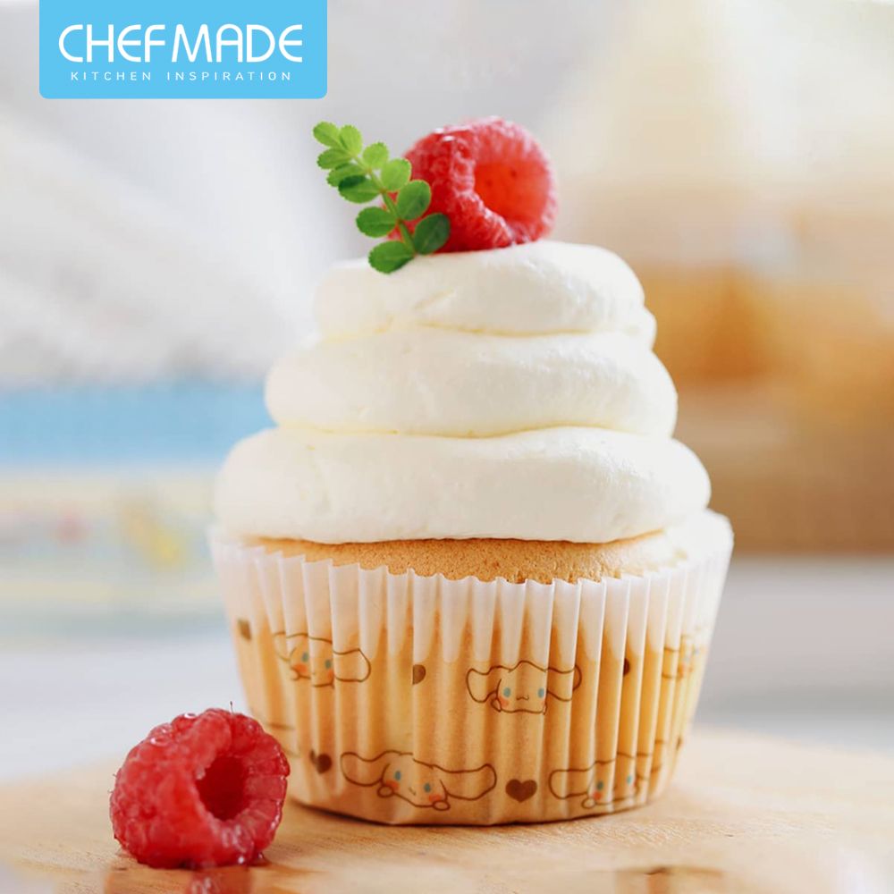 Chefmade 【美國】大耳狗造型 杯子蛋糕 馬芬耐熱烘焙模-100入(CM089)