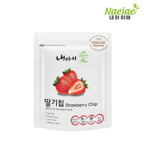 Naeiae韓國幼兒水果片-草莓12g(建議12個月以上適吃)