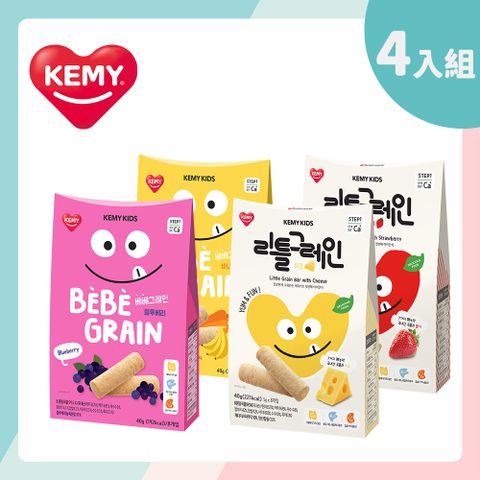 MIYOSHI 無添加 韓國【KEMY KIDS】貪吃凱米穀物小捲心(40g)(4入組)