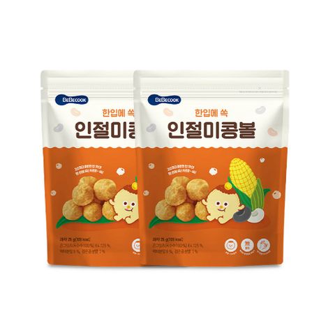 Bebecook 韓國嬰幼兒玉米球-原味(25g) (2入組)