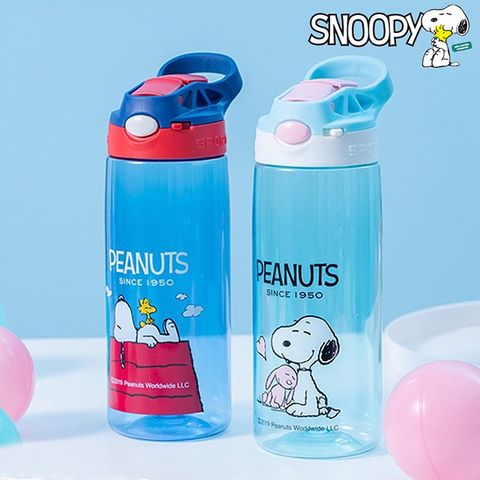 優貝選 史努比 SNOOPY 海軍造型便攜式兒童水壺 550ML