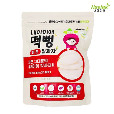Naeiae韓國米餅-甜菜根30g(建議6個月以上適吃)