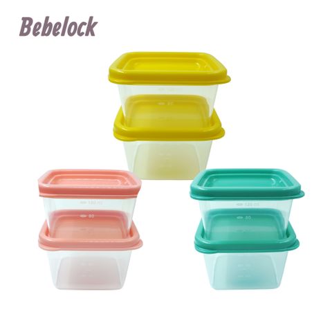 BeBeLock 吸蓋儲存盒(8個/120ml)三款可選