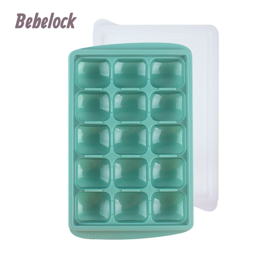 BeBeLock  食品冰磚盒15g(15格)薄荷綠