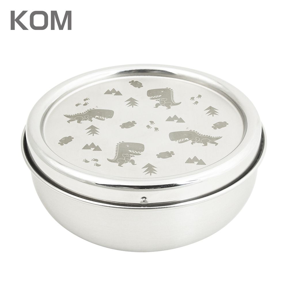 KOM 316不鏽鋼隔熱兒童碗1入(獨角獸/恐龍/汽車)