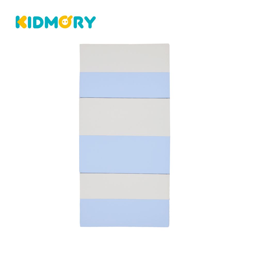 KIDMORY 兒童 IXPE 安全折疊遊戲城堡地墊組 - 灰藍KM-567-BU