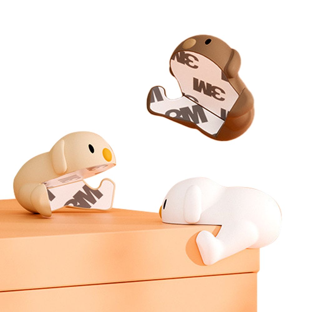 Mesenfants 【2組】寶寶安全防撞角 卡通造型矽膠桌角保護套 L角 防撞桌角