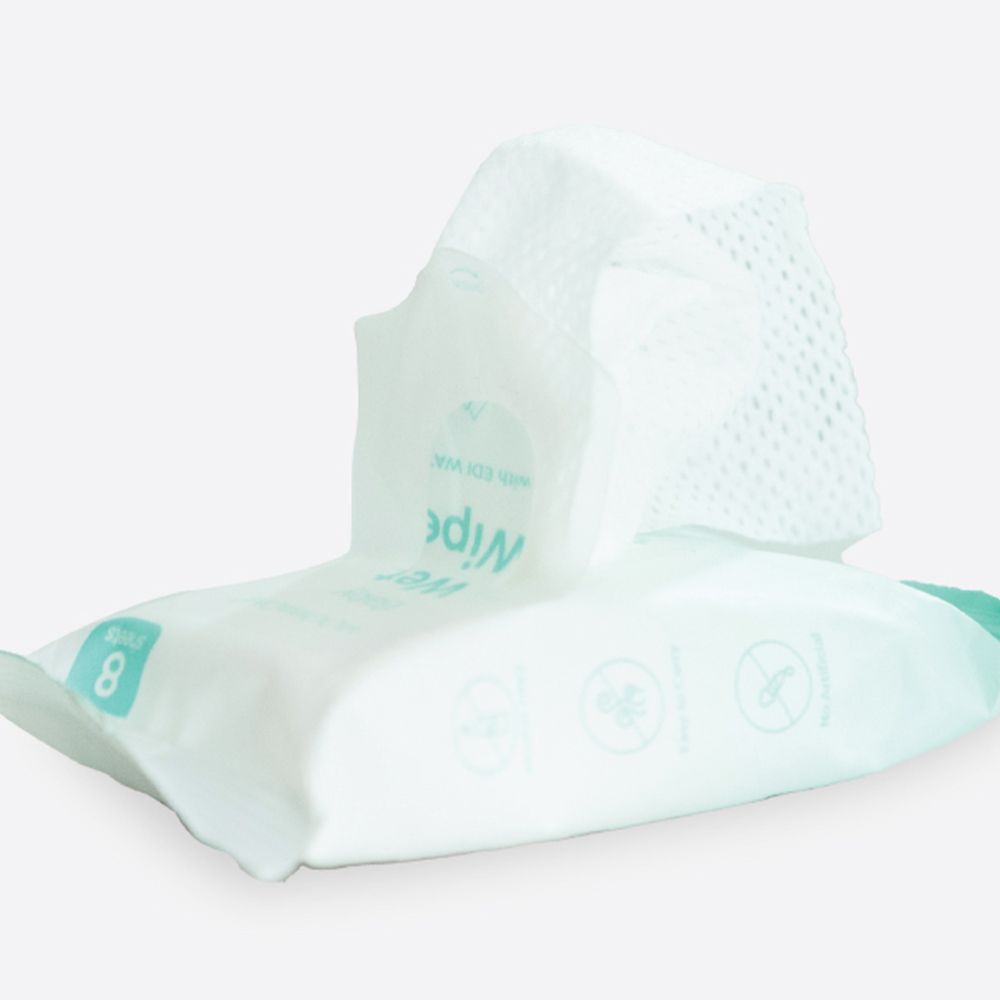 MOOIMOM 沐伊孕哺 EDI超純水嬰兒手口濕紙巾 (8包/袋)