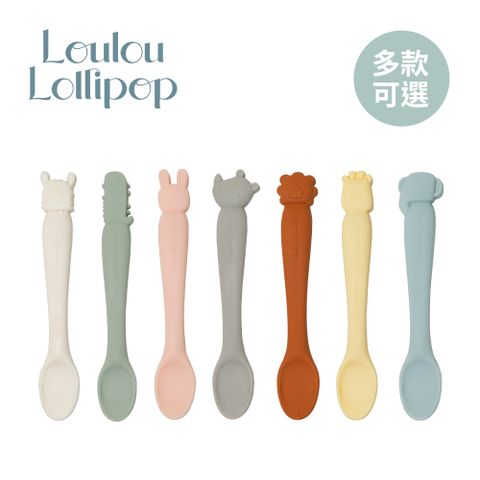 louloulollipop Loulou Lollipop 加拿大 動物造型 矽膠餵食湯匙 - 多款可選