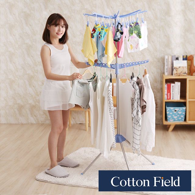 cottonfield 棉花田 【旋轉木馬】不鏽鋼回轉式曬衣架