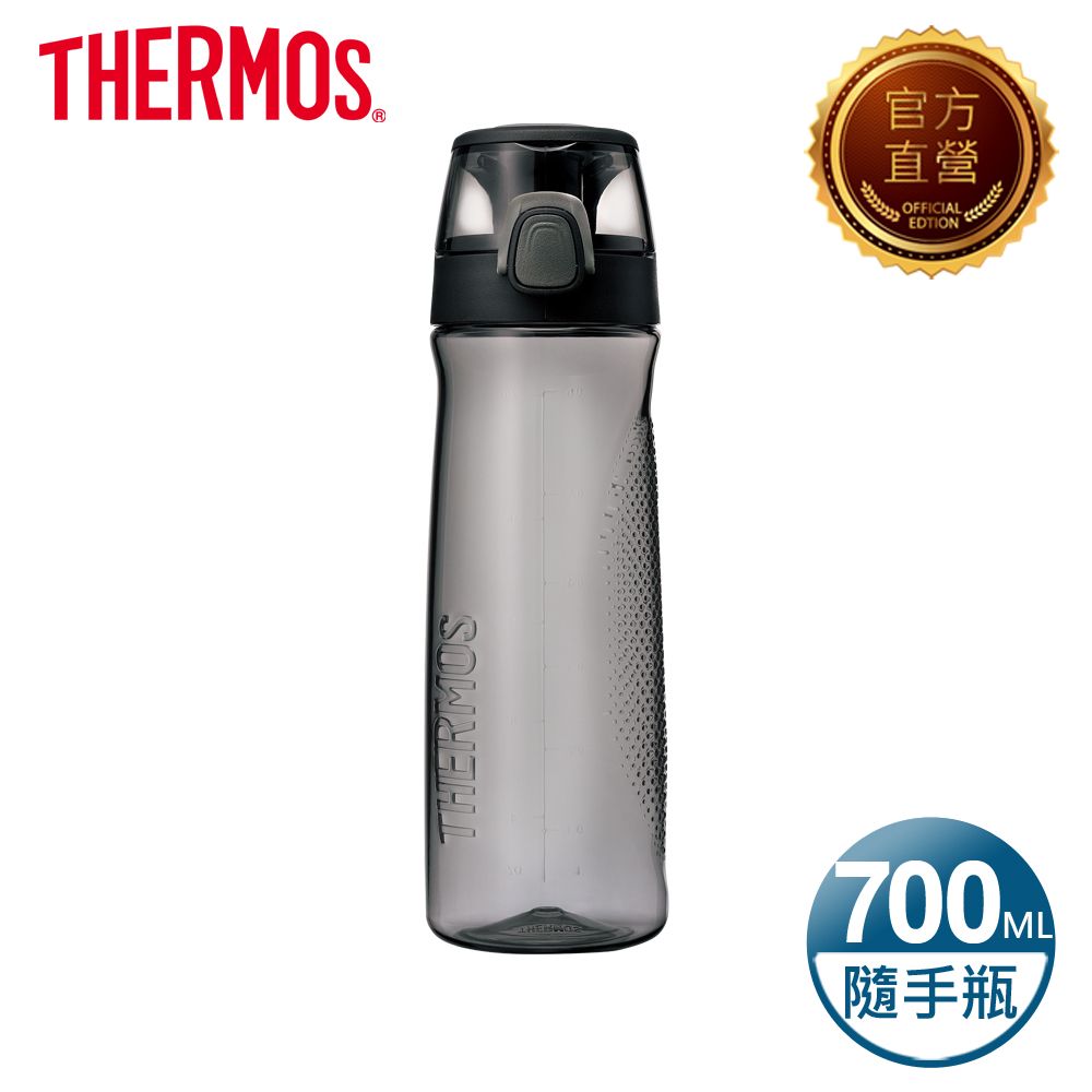 【THERMOS 膳魔師】隨手瓶700ml-黑色(TCSD-700-BK)