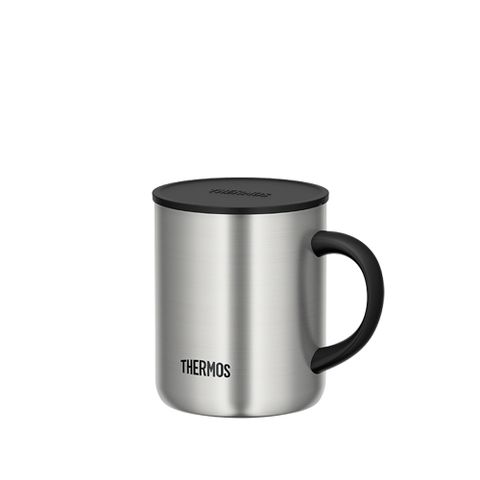 【THERMOS 膳魔師】不銹鋼真空杯350ml-不銹鋼色(JDG-350-S)