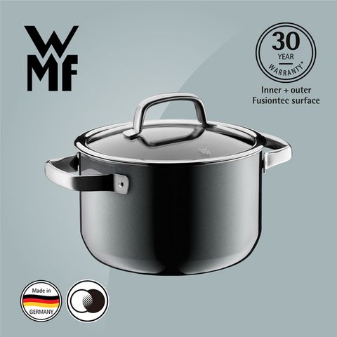 德國WMF Fusiontec 高身湯鍋 20cm 3.7L (鉑灰色)
