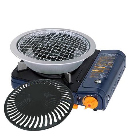 【夯肉烤肉必buy】卡旺雙安全式卡式爐005D+兩用燒烤盤