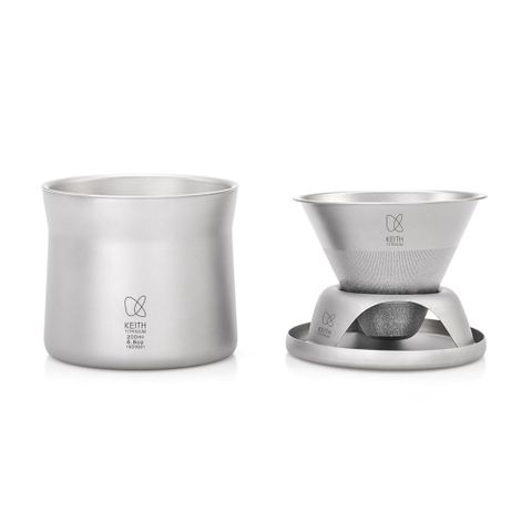 [鎧斯Keith]Ti3911 鈦mini泡茶咖啡杯套裝
