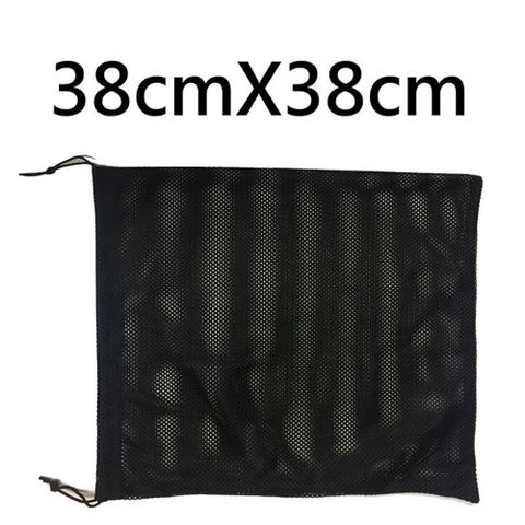 38X38公分 透氣尼龍網布束口袋 超耐用 收納網袋 5730 LED燈條帶收納