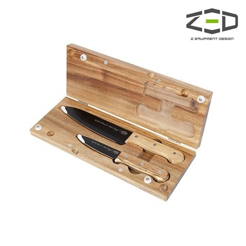 ZED 露營砧板刀具三件組 ZEACC0101 / 野餐 廚具 刀具 切菜板 韓國品牌
