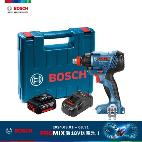 指定品登錄送電池BOSCH 18V 鋰電電鑽/起子機套裝組 GDX 180-LI 4.0Ah