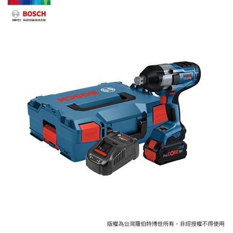 BOSCH 博世 18V 鋰電免碳刷高扭力衝擊扳手機 GDS 18V-1050 H (ProCORE 8.0Ah x1)