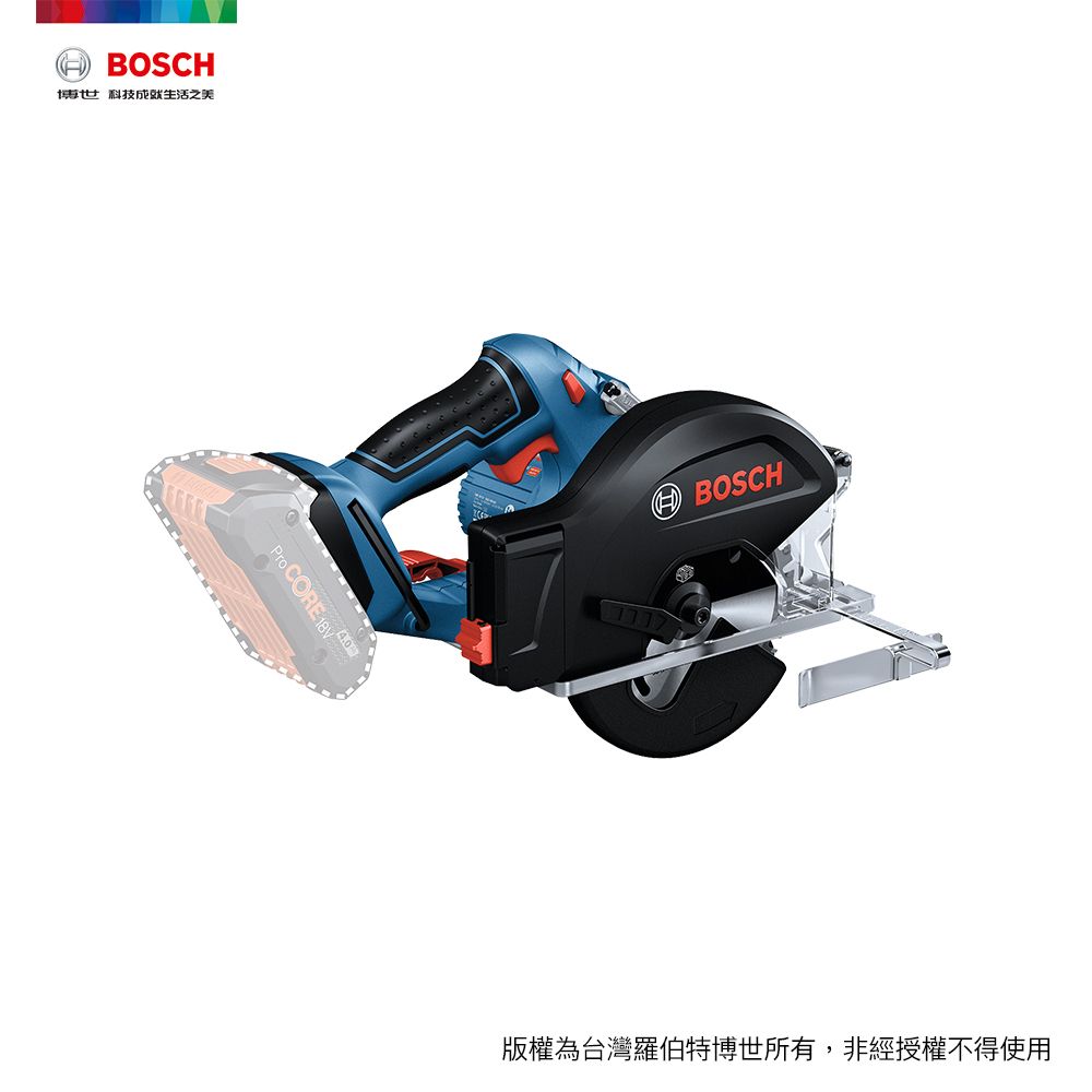 BOSCH 博世  18V鋰電鐵工圓鋸機 GKM 18V-50 (空機)