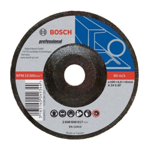 BOSCH 博世 4" 砂輪片 (磨) 100x6.0x16.0mm