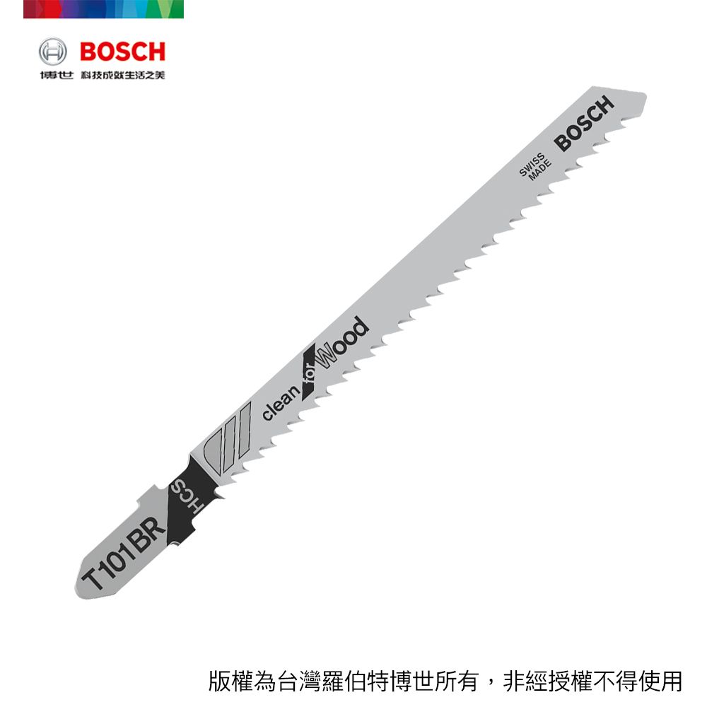 BOSCH 博世  線鋸片 T 101 BR 5支/卡